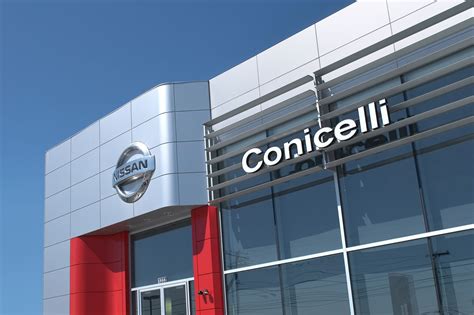 Conicelli nissan - Conicelli Nissan. 1222 Ridge Pike Directions Conshohocken, PA 19428. Sales: 888-694-5088 Service & Parts: 610-825-4200 Collision: 610-832-0335 Location Conicelli Nissan. 